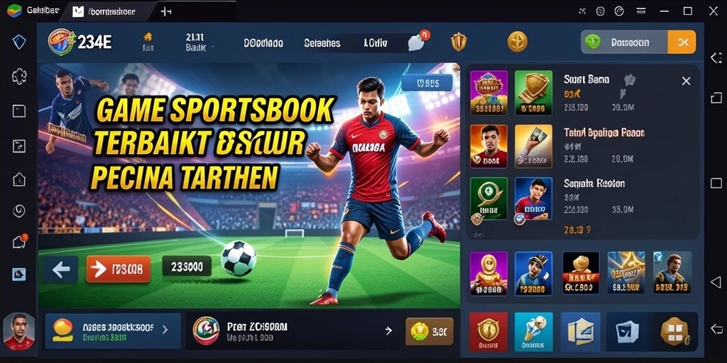 Tampilan gameplay Sportsbook 234E yang menarik dan interaktif.