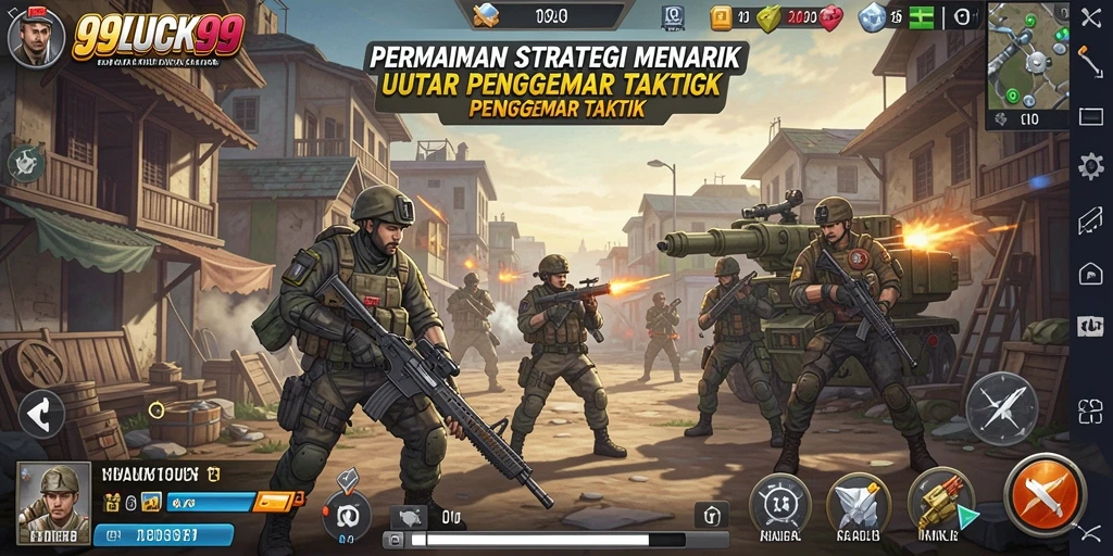 Tampilan gameplay <strong>99LUCK99</strong> yang penuh taktik dan strategi.