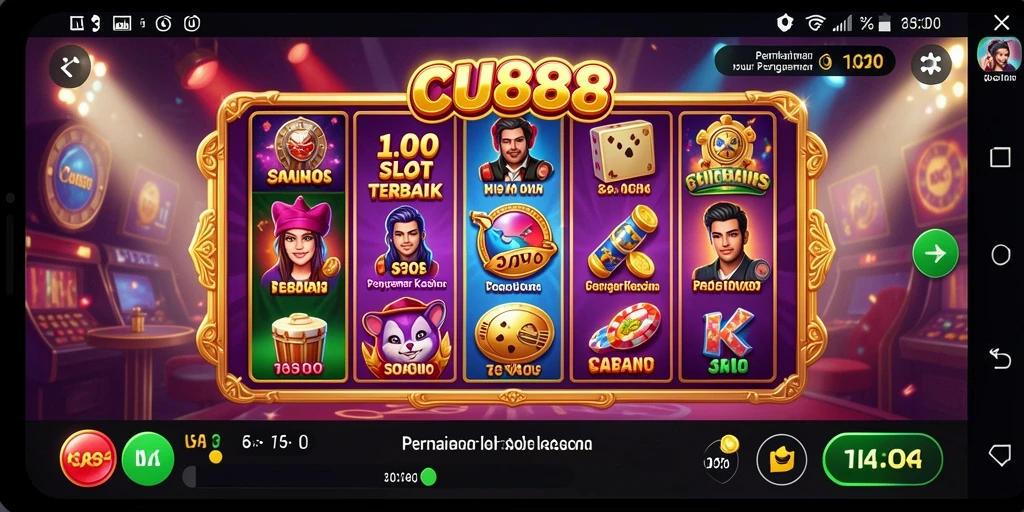 Tampilan gameplay Slot yang mengesankan di CU888.