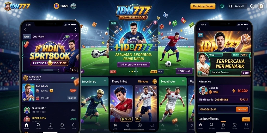 Tampilan gameplay aplikasi Sportsbook IDN777 yang menarik.