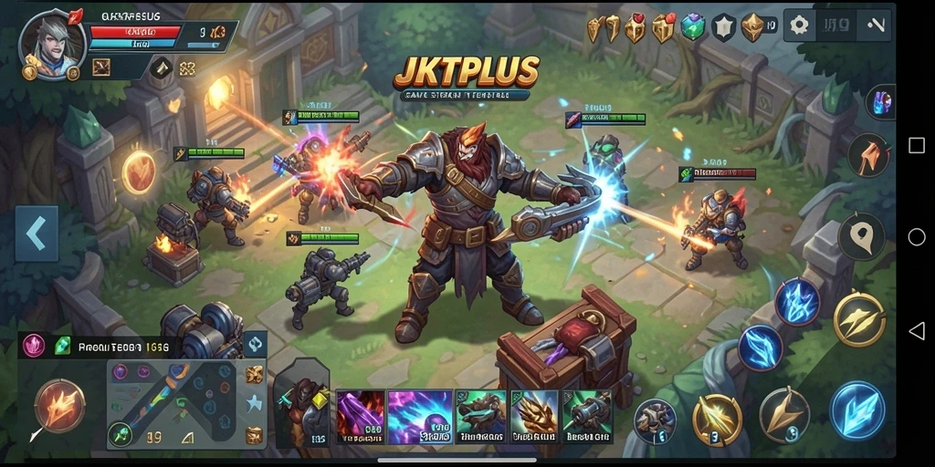 Tampilan gameplay SLG yang menegangkan dan strategis.