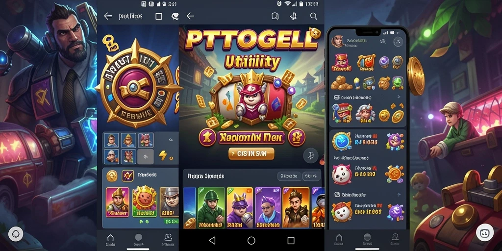 Tampilan utama PTTOGEL dengan berbagai alat Utility yang siap digunakan.