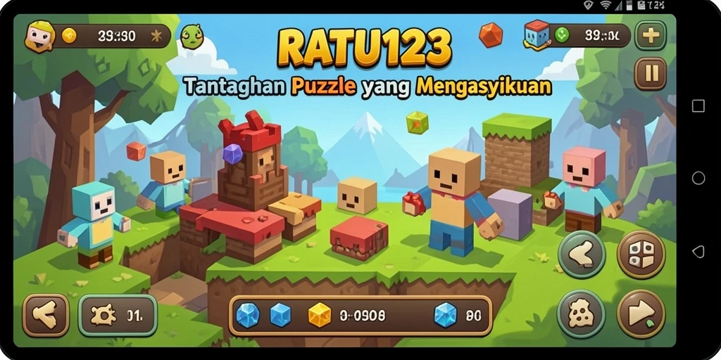 Screenshot permainan RATU123 menampilkan gameplay Puzzle yang menyenangkan.