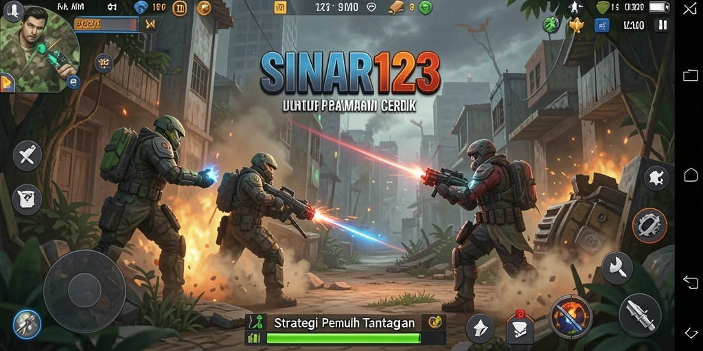 Tampilan gameplay strategi SINAR123 yang menegangkan dan dinamis.
